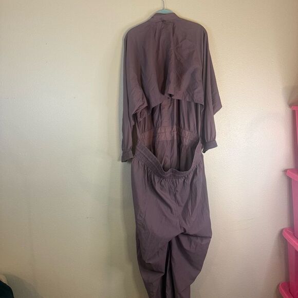 Athleta x Alicia Keys Mauve open back utility jumpsuit 22 - Picture 7 of 9
